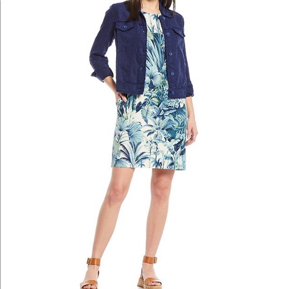 Tommy Bahama Two Palm Raw Edge Point Collar Jacket - Picture 6 of 12